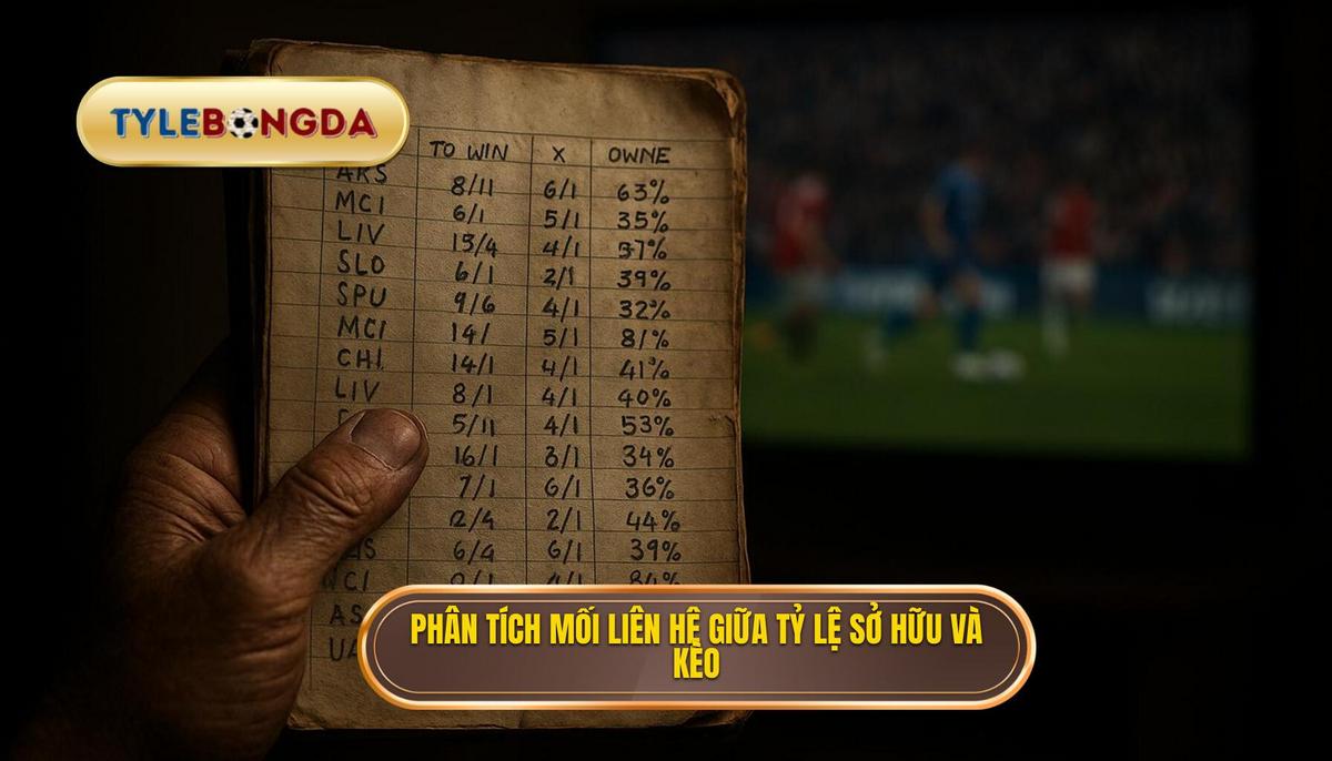 Phân Tích Chuyên Sâu Mối Liên Hệ Giữa Possession Rate và Loại Kèo