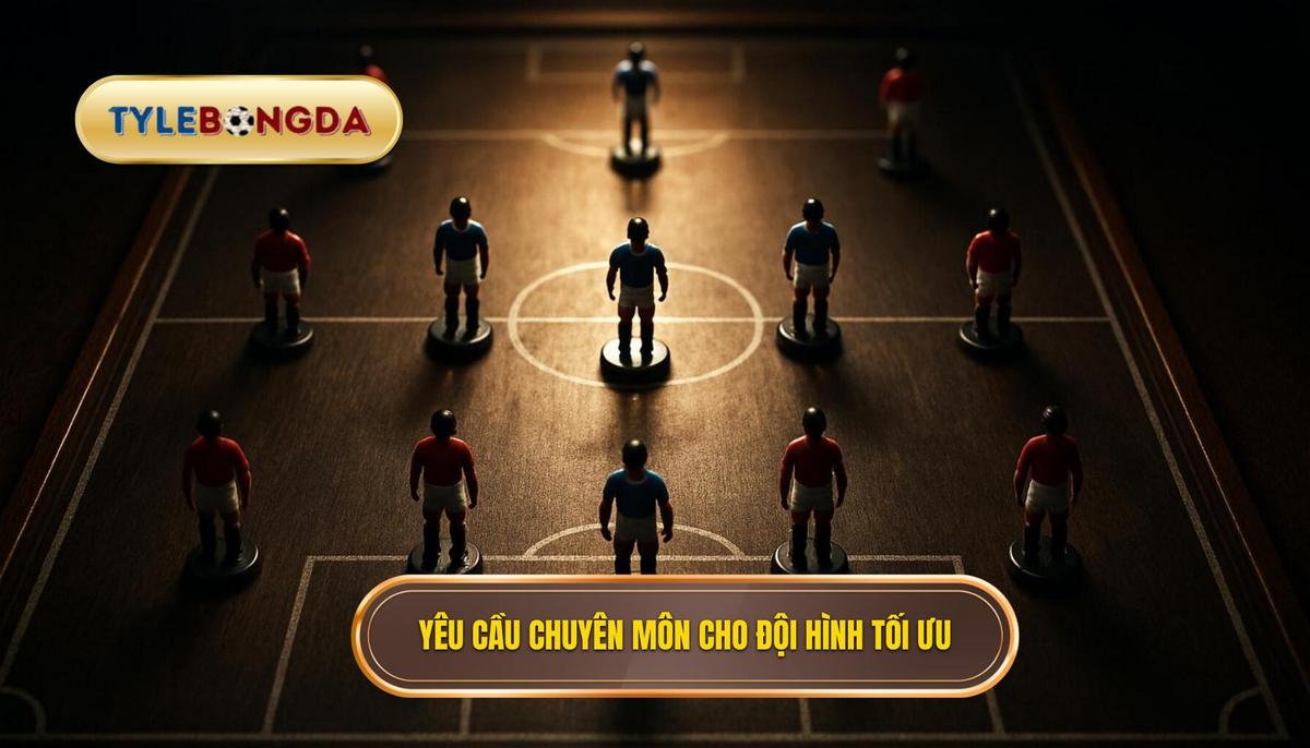 Yêu Cầu Chuyên Môn Đối Với Đội Hình Tối Ưu Hóa Pressing