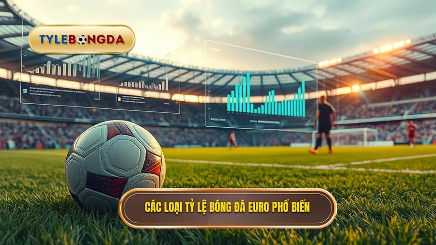 Các loại tỷ lệ bóng đá Euro phổ biến nhất hiện nay