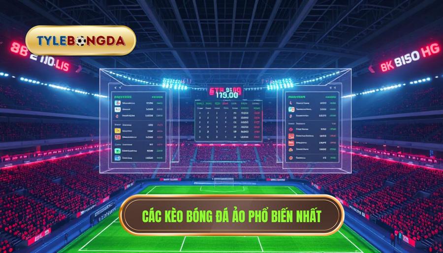 Các loại kèo phổ biến trong bóng đá ảo