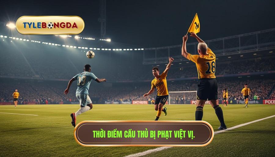 3. Khi nào một cầu thủ bị thổi phạt lỗi việt vị?